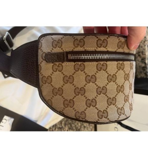 AUTHENTIC GUCCI SHERRY WEB FANNY WAIST BAG - Picture 11 of 15